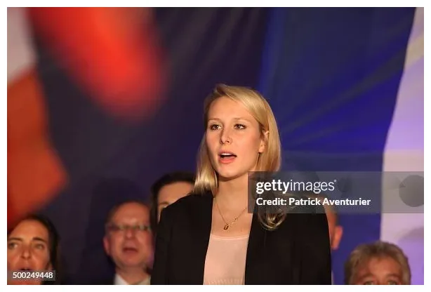 Marion marechal le pen, vice-president of the french far-right front