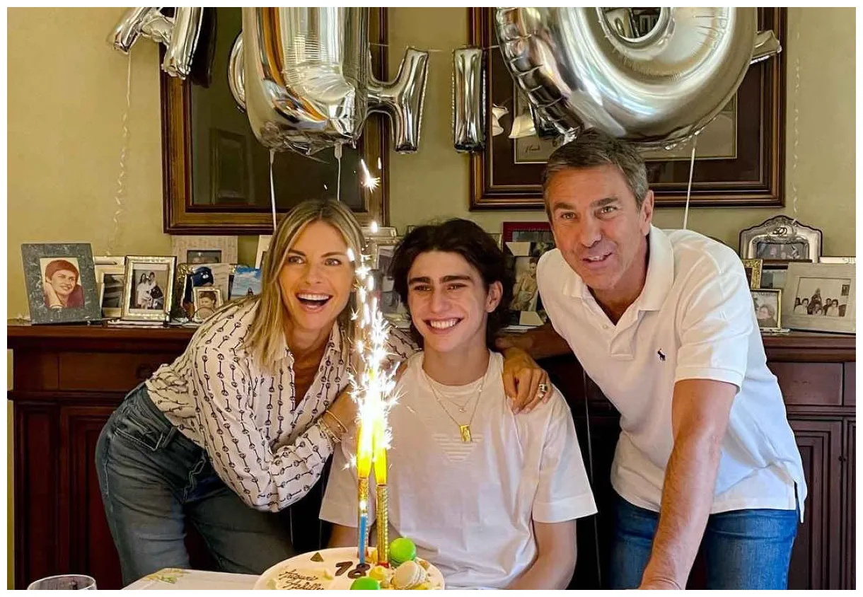 Il figlio achille costacurta alle sfilate milanesi