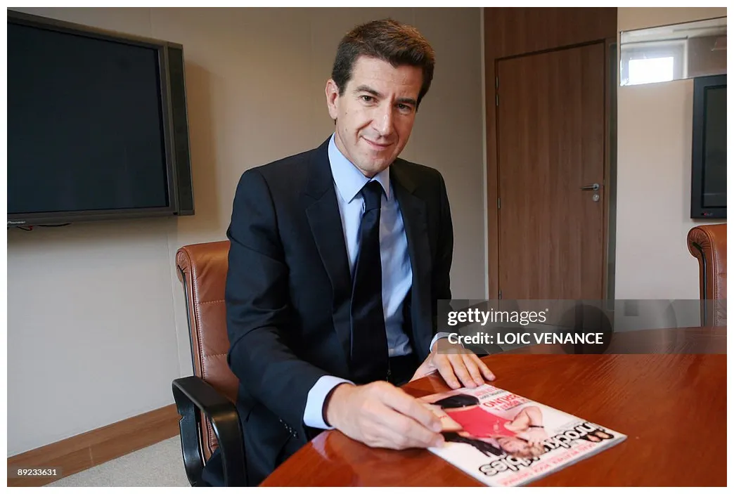 Matthieu Pigasse associated manager of "Banque Lazare" bank poses on