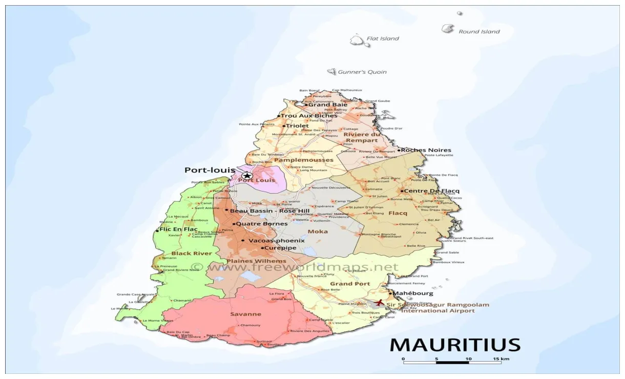 Map, geographical features of of the caribbean