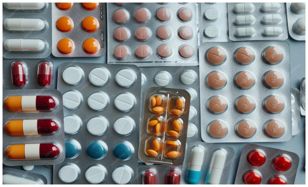 Comprimés et comprimés dans des emballages à blister Comprimés Et