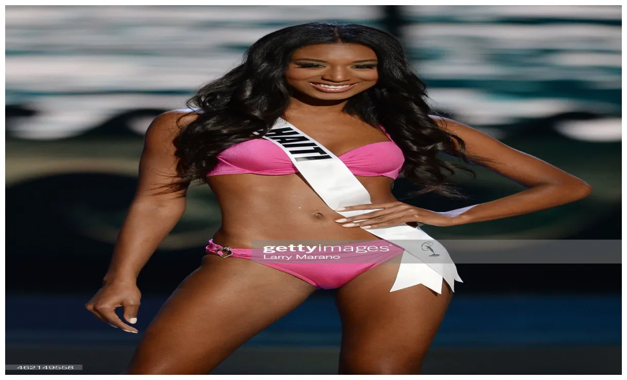 Miss Haiti Christie Desir participtaes in the 63rd Annual Miss