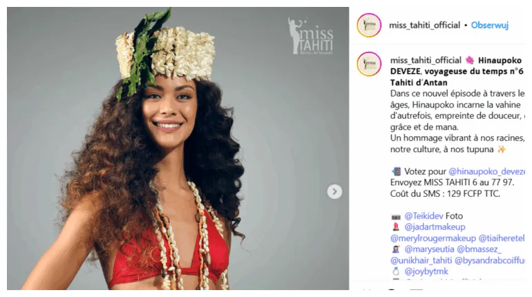 Miss france 2026 qui est hinaupoko deveze, la sublime miss tahiti