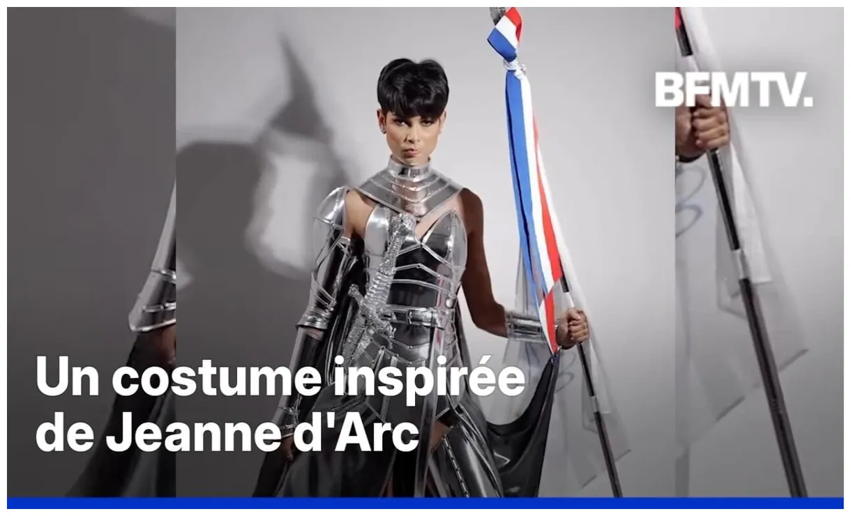 Miss Univers 2025: Ève Gilles dévoile une armure inspirée de Jeanne d'Arc