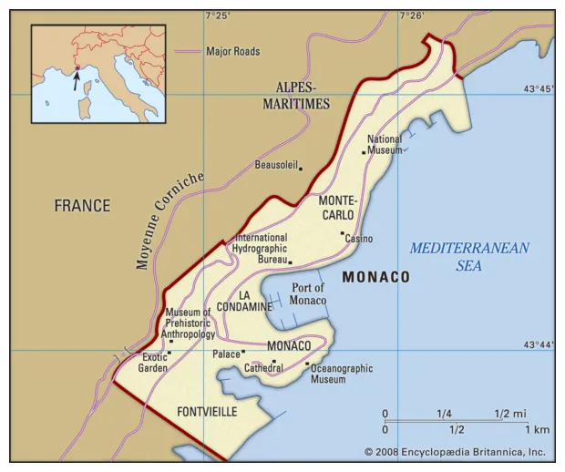 Μονακό, η 2η μικρότερη χώρα στον κόσμο geografikoi.gr