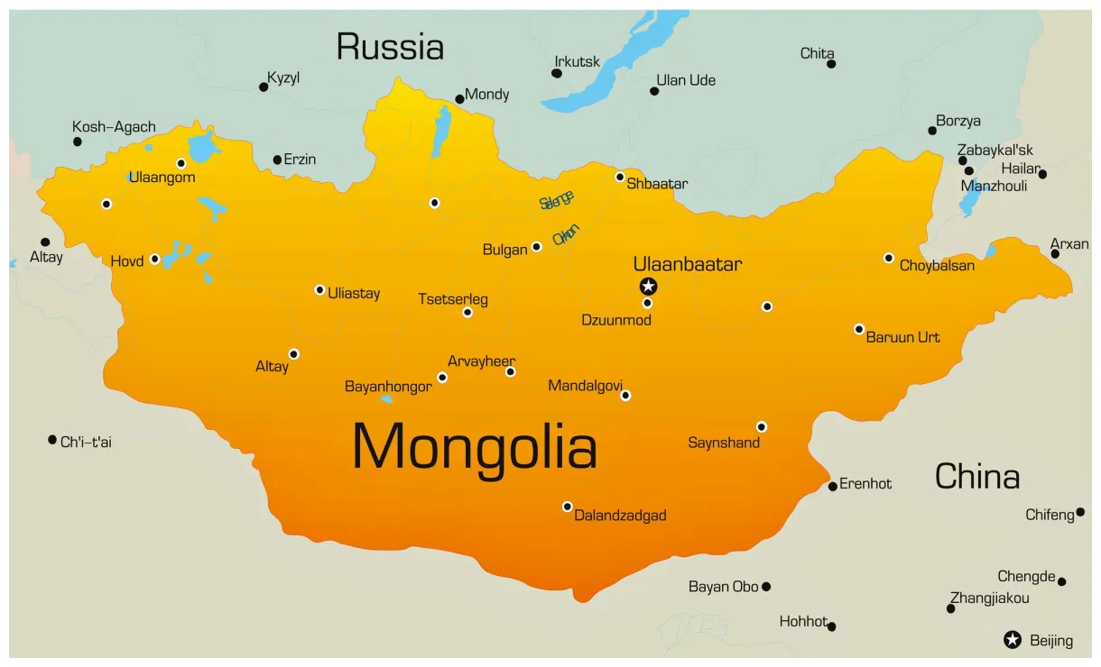 Cities map of orangesmile