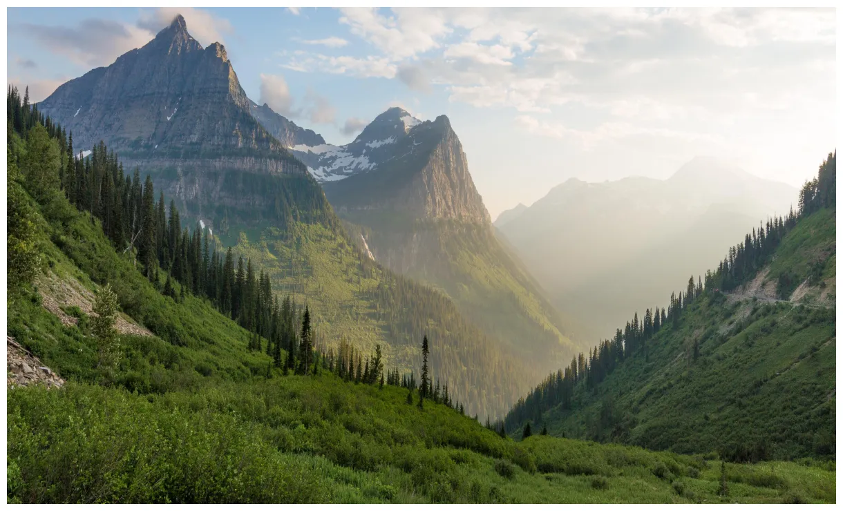 MichaelPocketList: Glacier National Park, Montana, USA. [OC] [5760 x 2469]