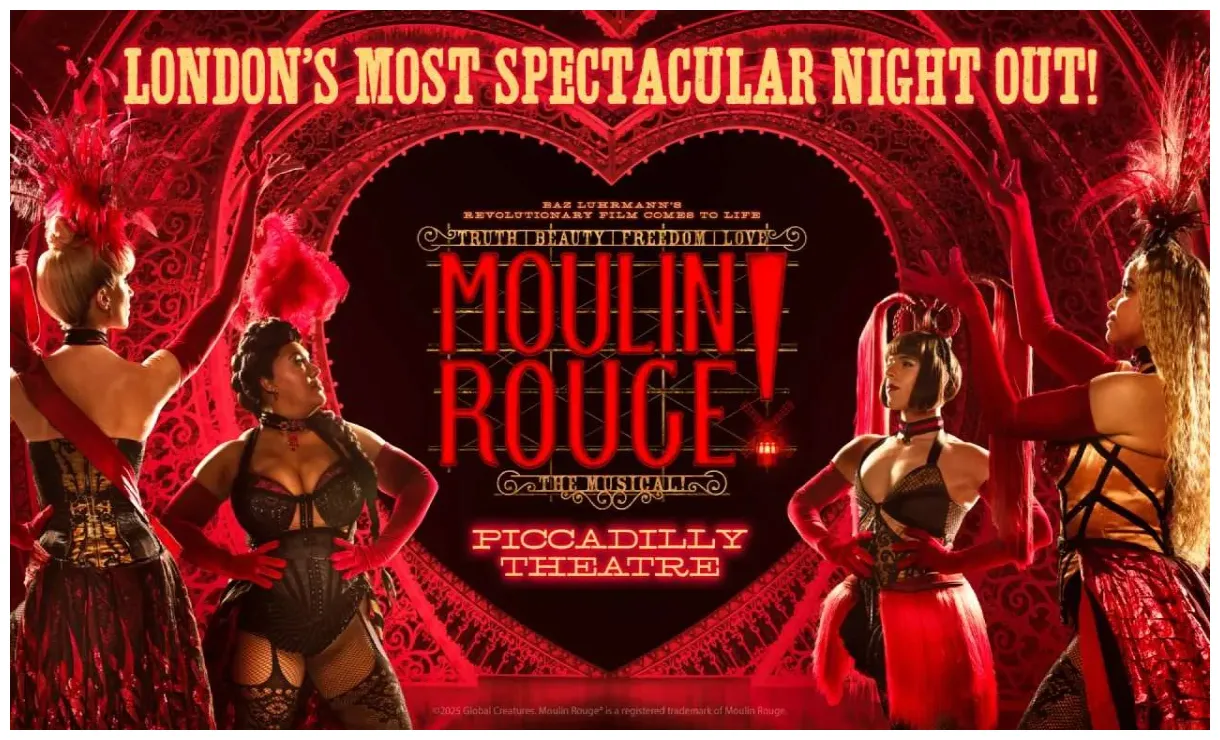 Moulin rouge! the musical extends in the west end to february 2026