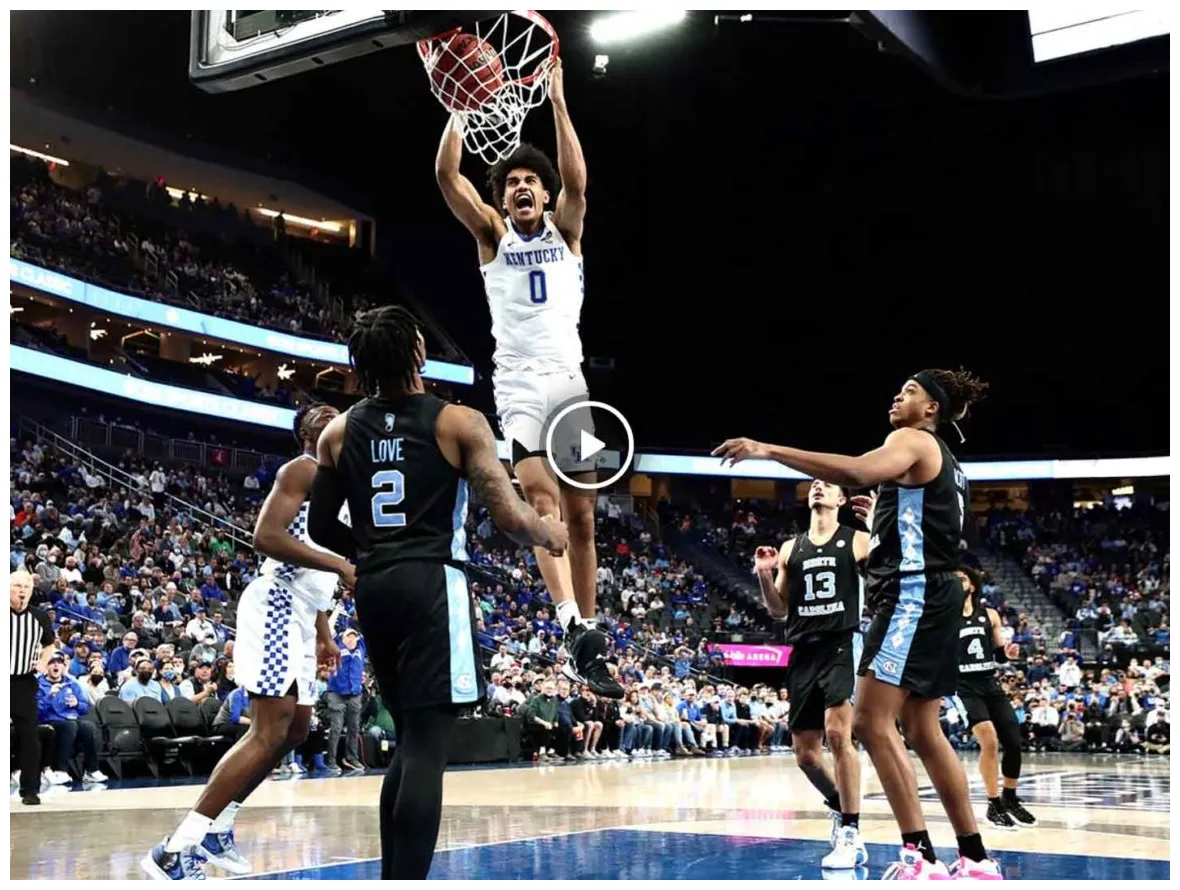 North carolina vs kentucky basketball score, highlights video, recap