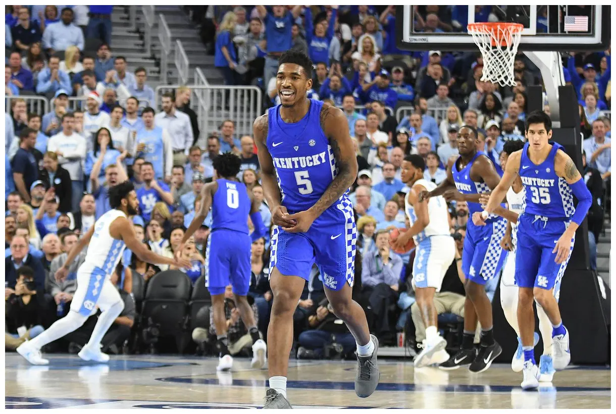 A classic in december kentucky vs north carolina a sea of blue