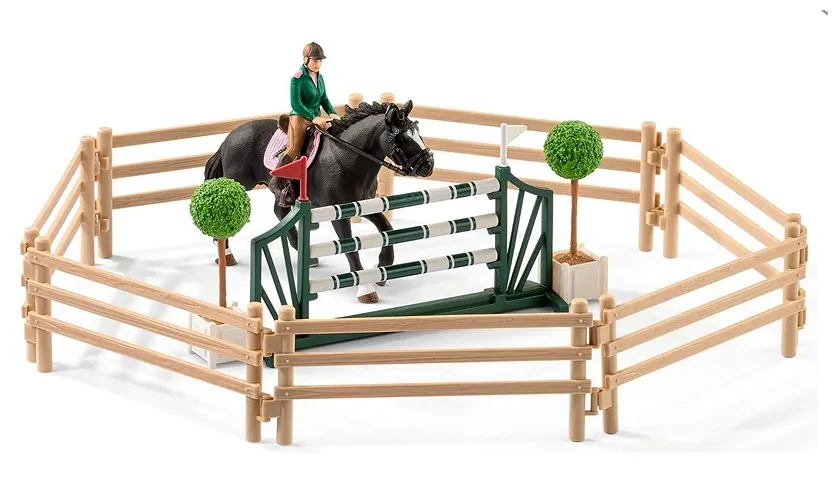 Schleich szkółka jeździecka z końmi i jeźdźcami 42389 ceny i opinie