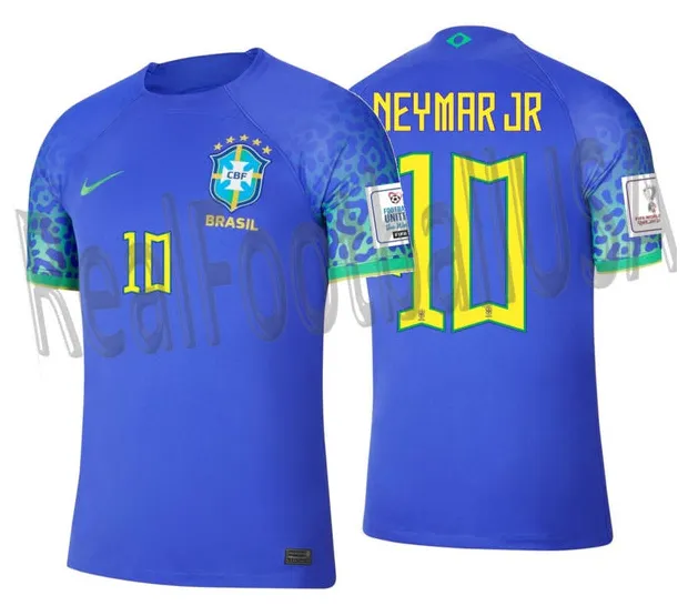 Nike jr brazil away jersey fifa world cup qatar 2022
