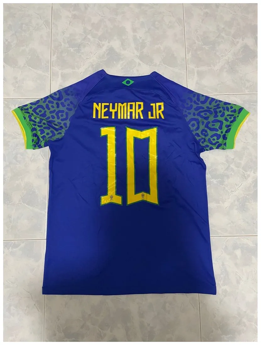 Brazil world cup 2022 jersey jr, men's fashion, tops & sets