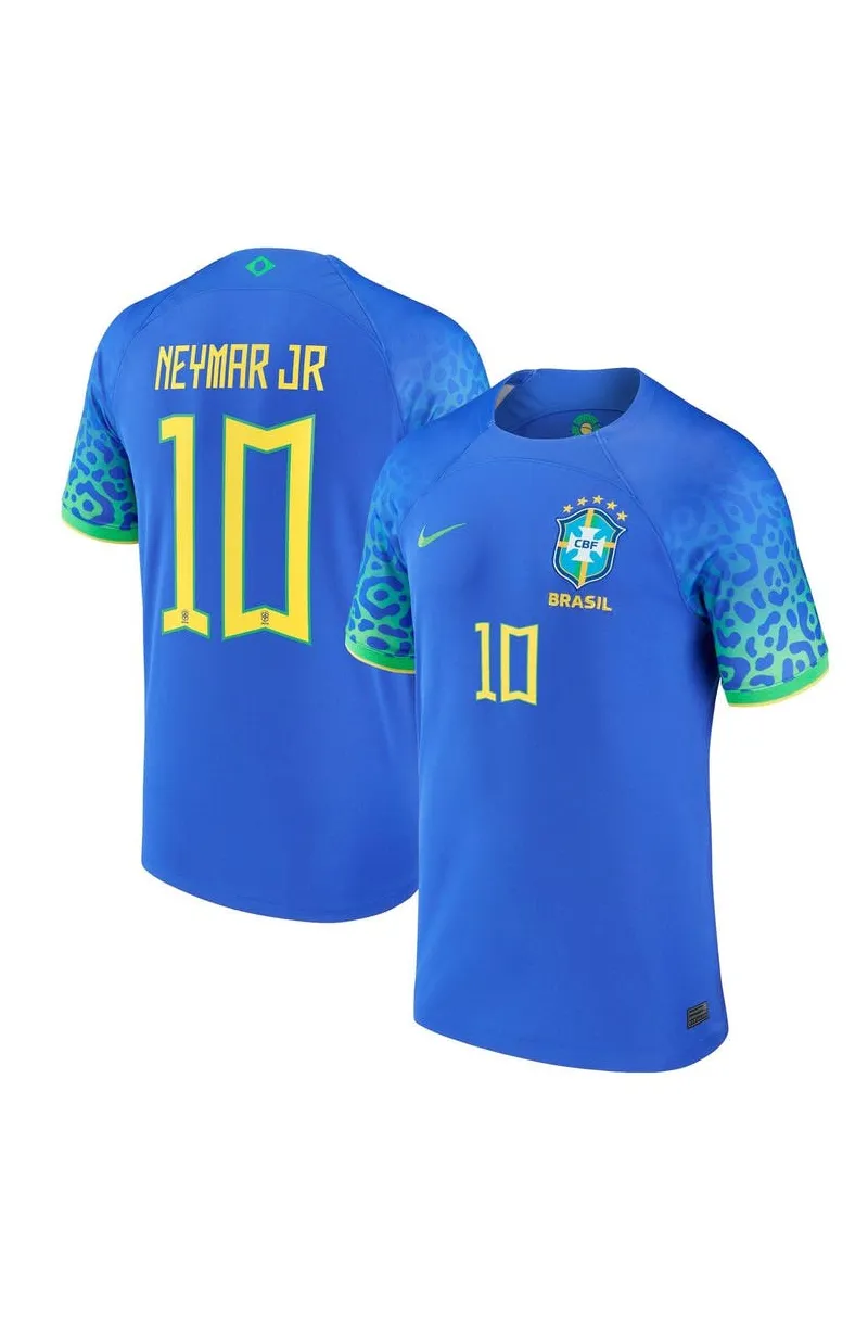 Nike men's nike jr. blue brazil national team 2022/23 away