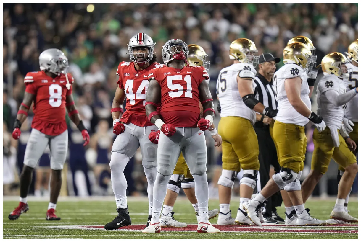 Ohio state vs. notre dame fighting irish history on buckeyes' side