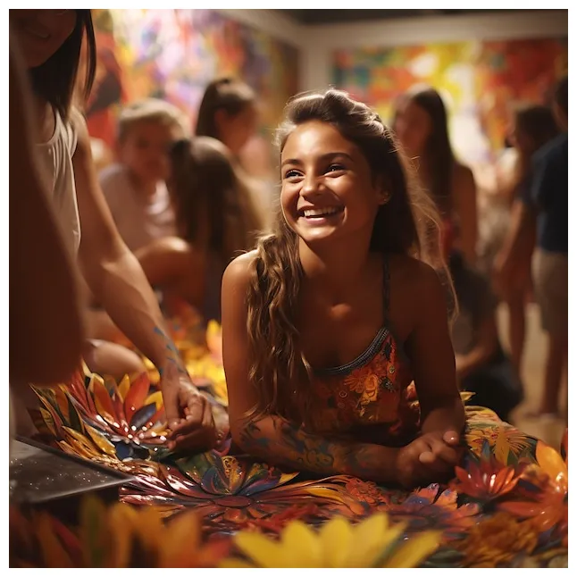 Premium ai of the novena de aguinaldos is celebrated in a