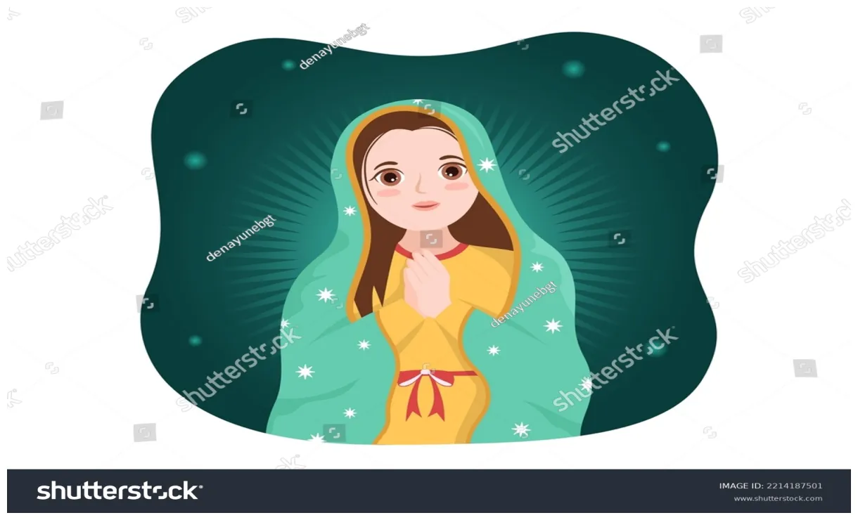 Novena de aguinaldos holiday tradition colombia stock vector royalty