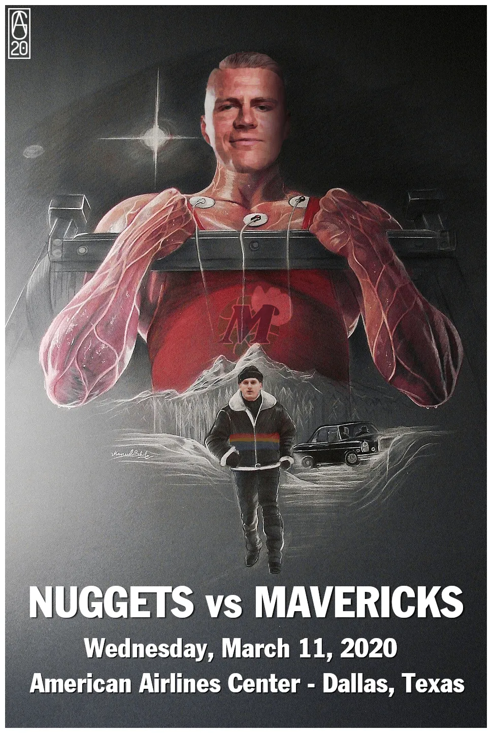 Game day poster ii r/denvernuggets