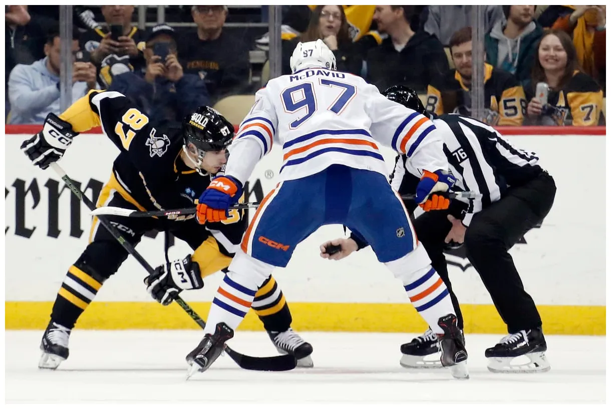 Oilers vs penguins