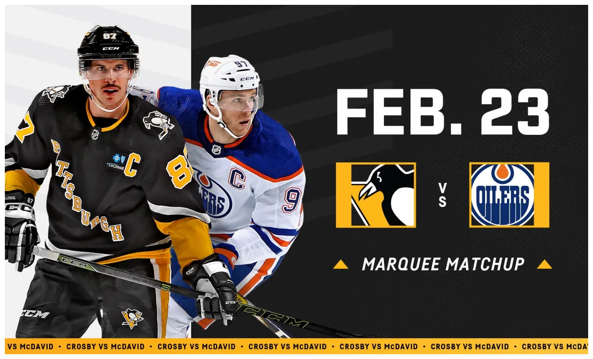 Penguins vs. oilers ppg paints arena