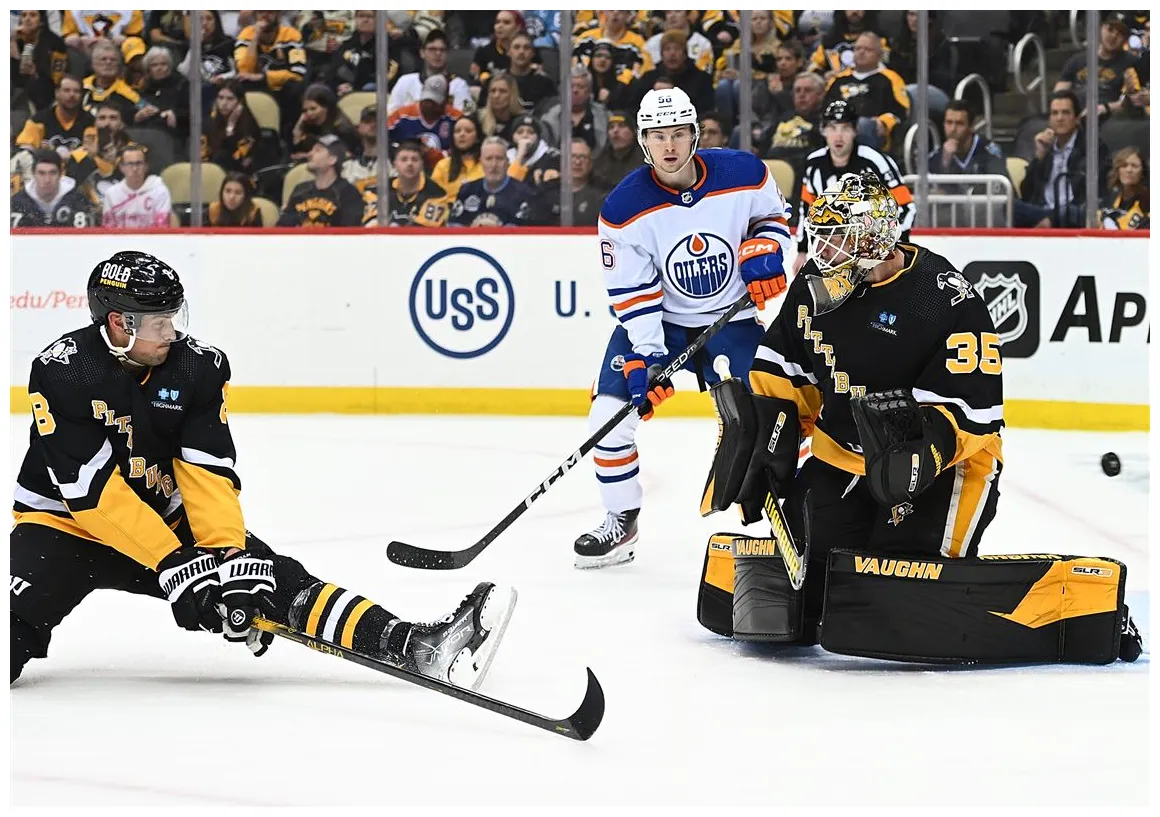 Oilers vs penguins