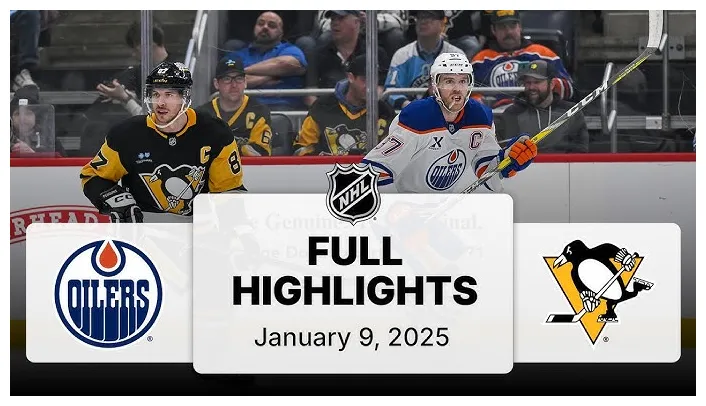 Oilers vs penguins
