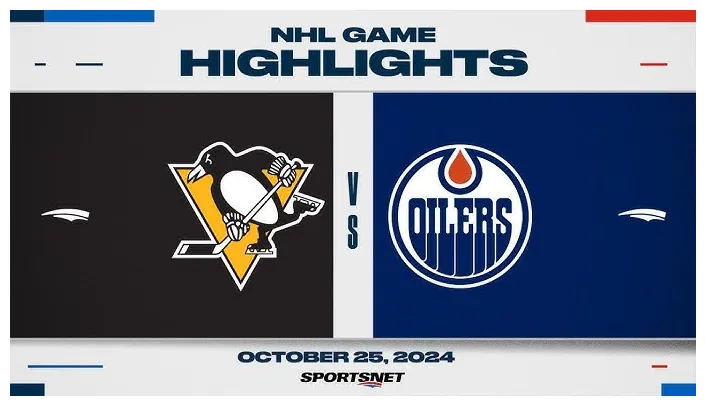 Oilers vs penguins