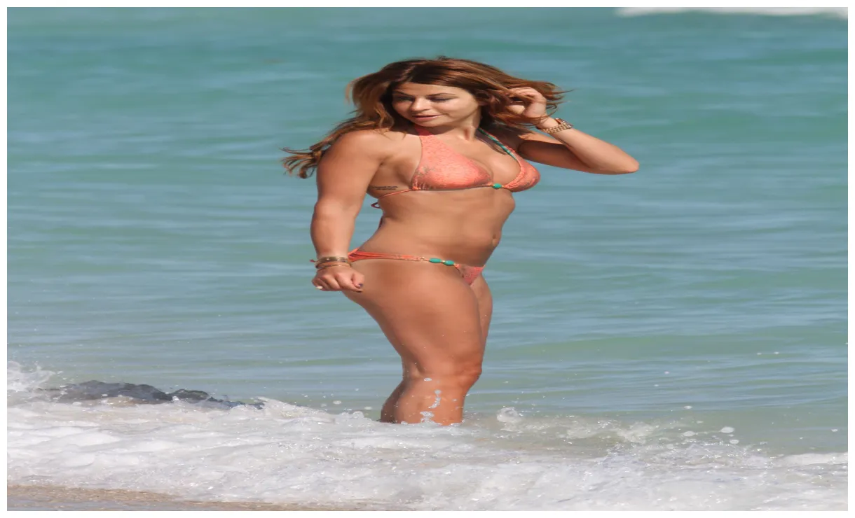In bikini at the beach in miami hawtcelebs