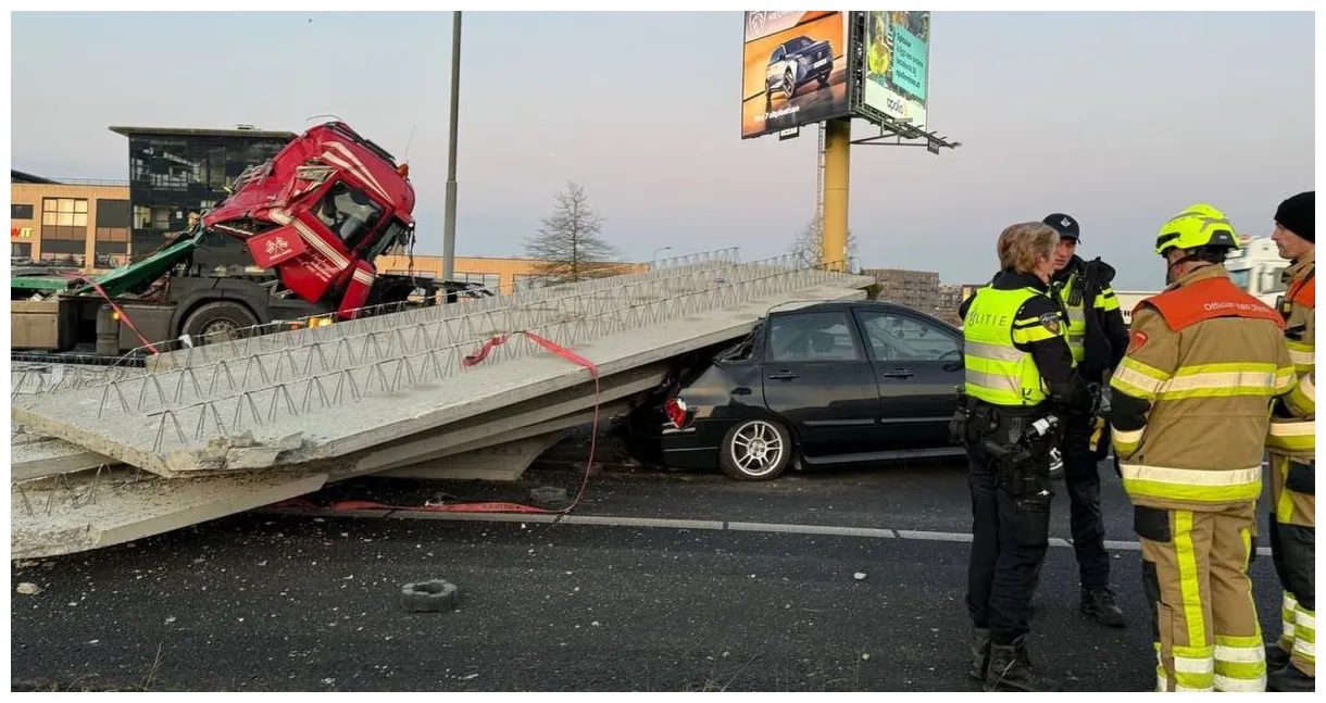 A2 weer vrij na groot ongeluk omroep gelderland
