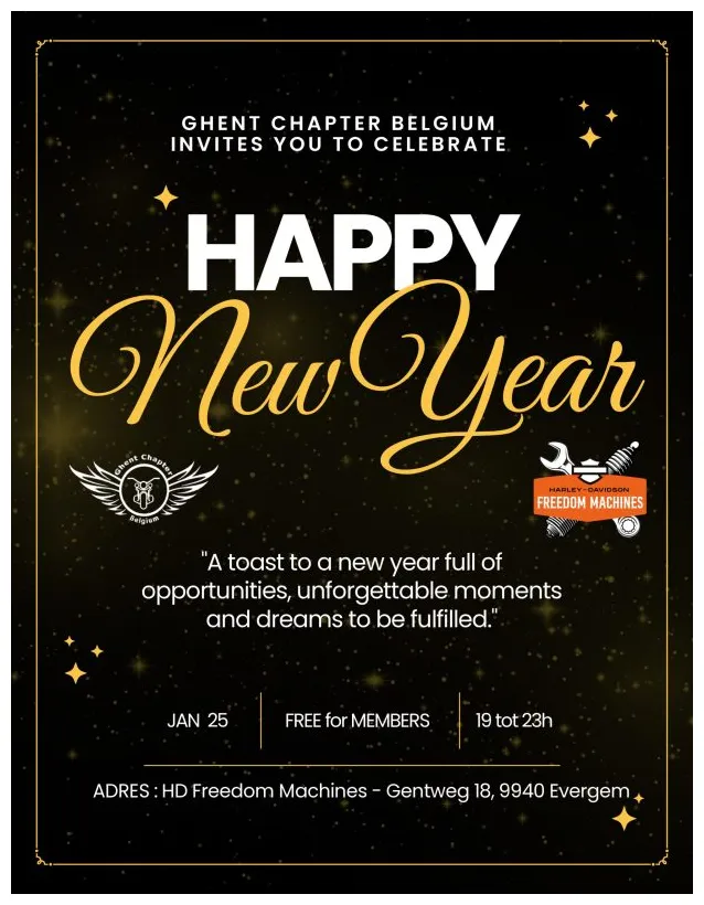 Nieuwjaarsreceptie 2025 ghent chapter
