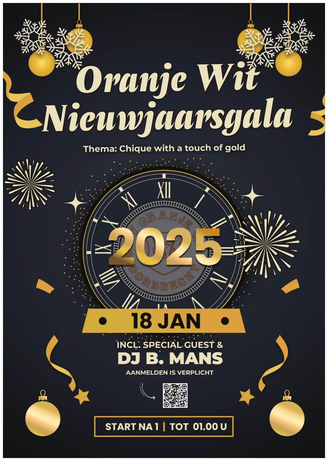 Nieuwjaarsgala 2025! c.k.v. oranje wit