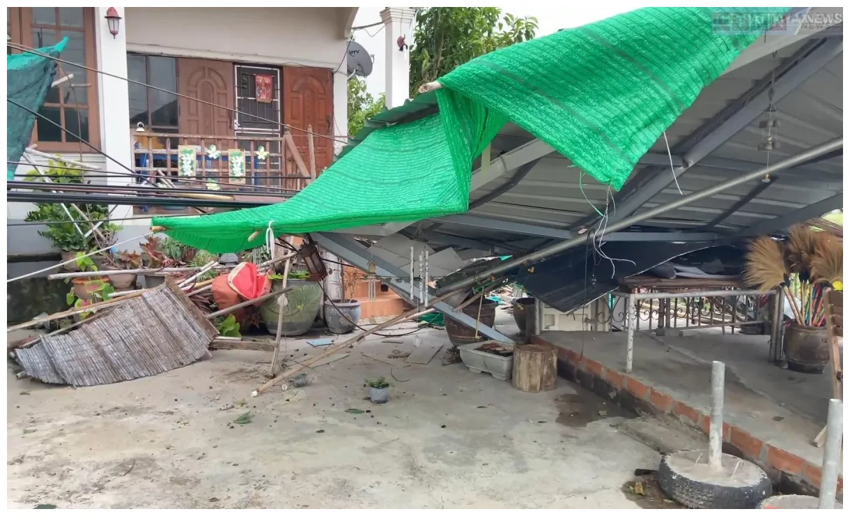 Storms ravage upper thailand the pattaya news