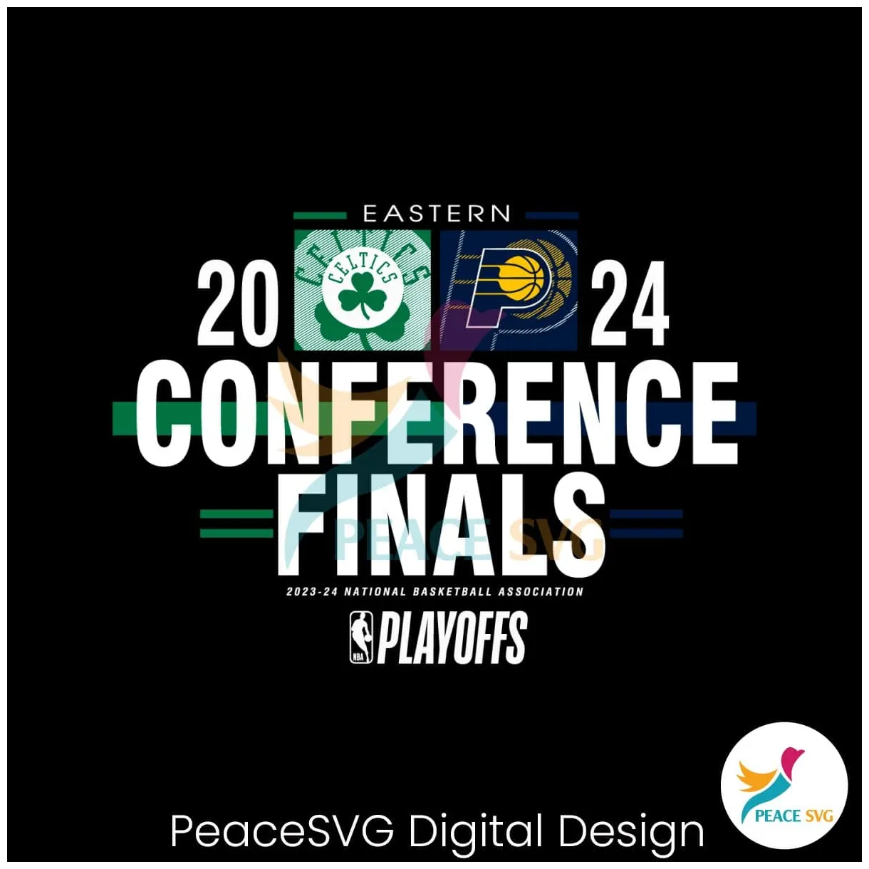 2024 eastern conference finals celtics vs pacers svg digital download