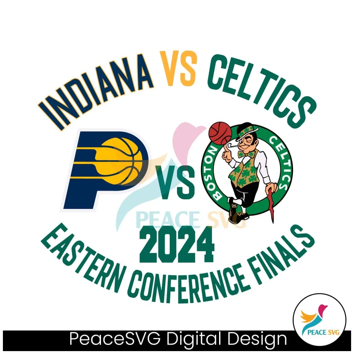 Indiana pacers vs boston celtics conference finals svg digital download