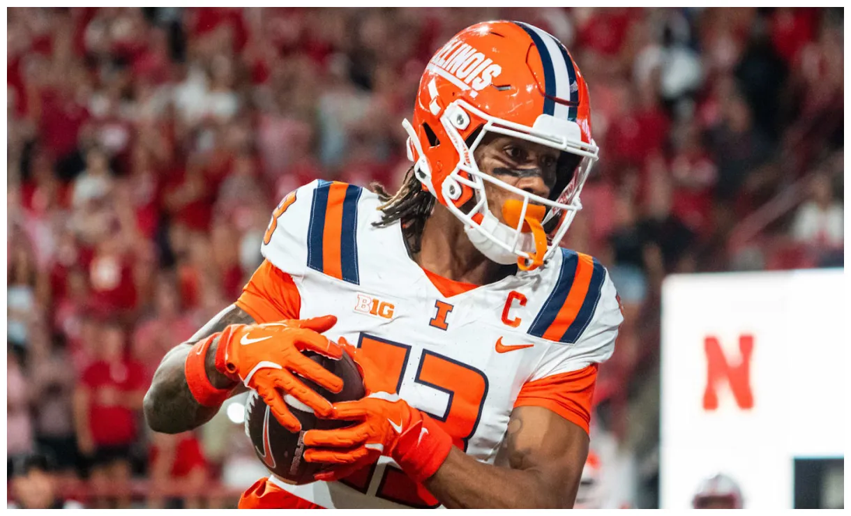 Watch illinois wr calls his own shot in ot to beat purdue