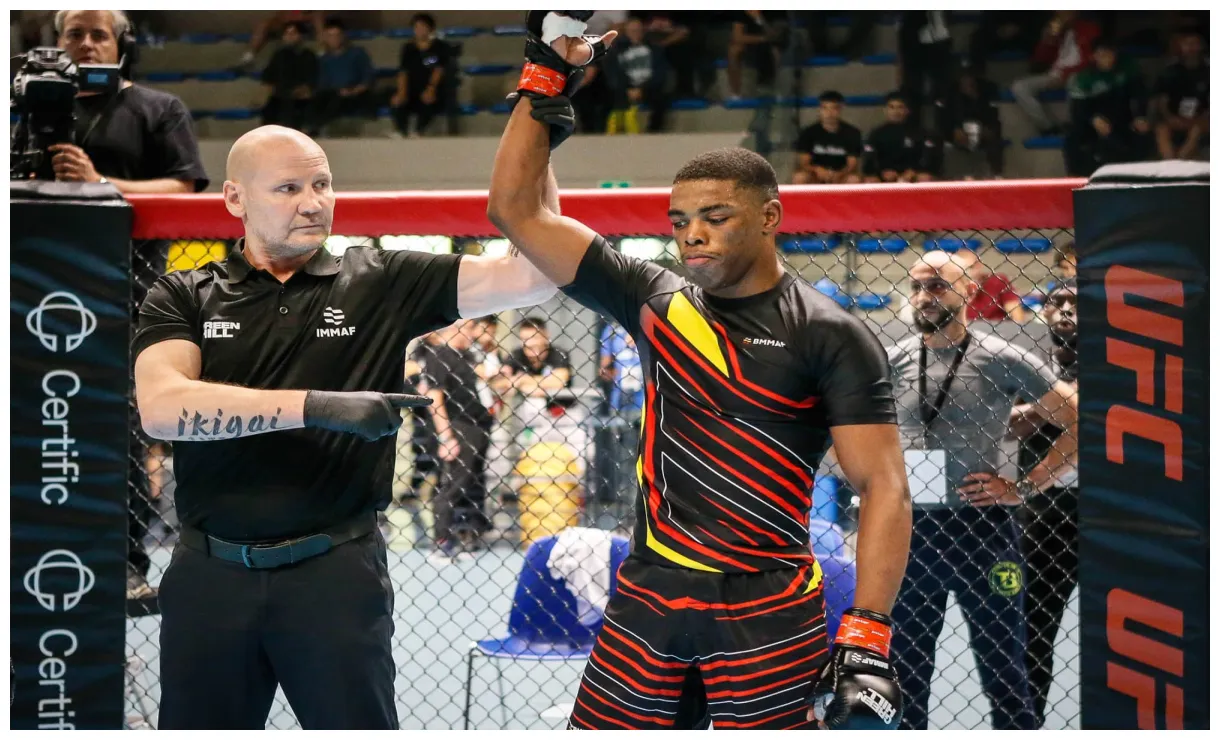 Immaf credits his hard-work attitude for his two