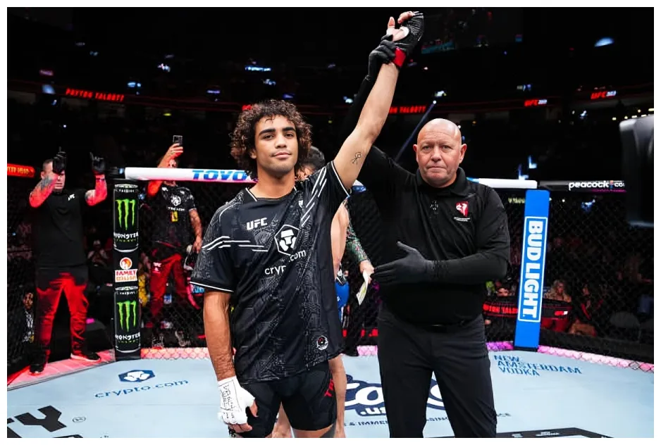 Ufc star shares valentine's day with r&b megastar frank