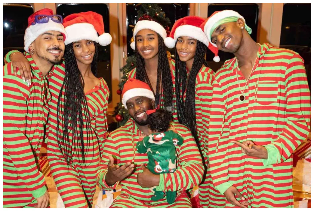 Diddy filming a new reality show with all seven of his children!!