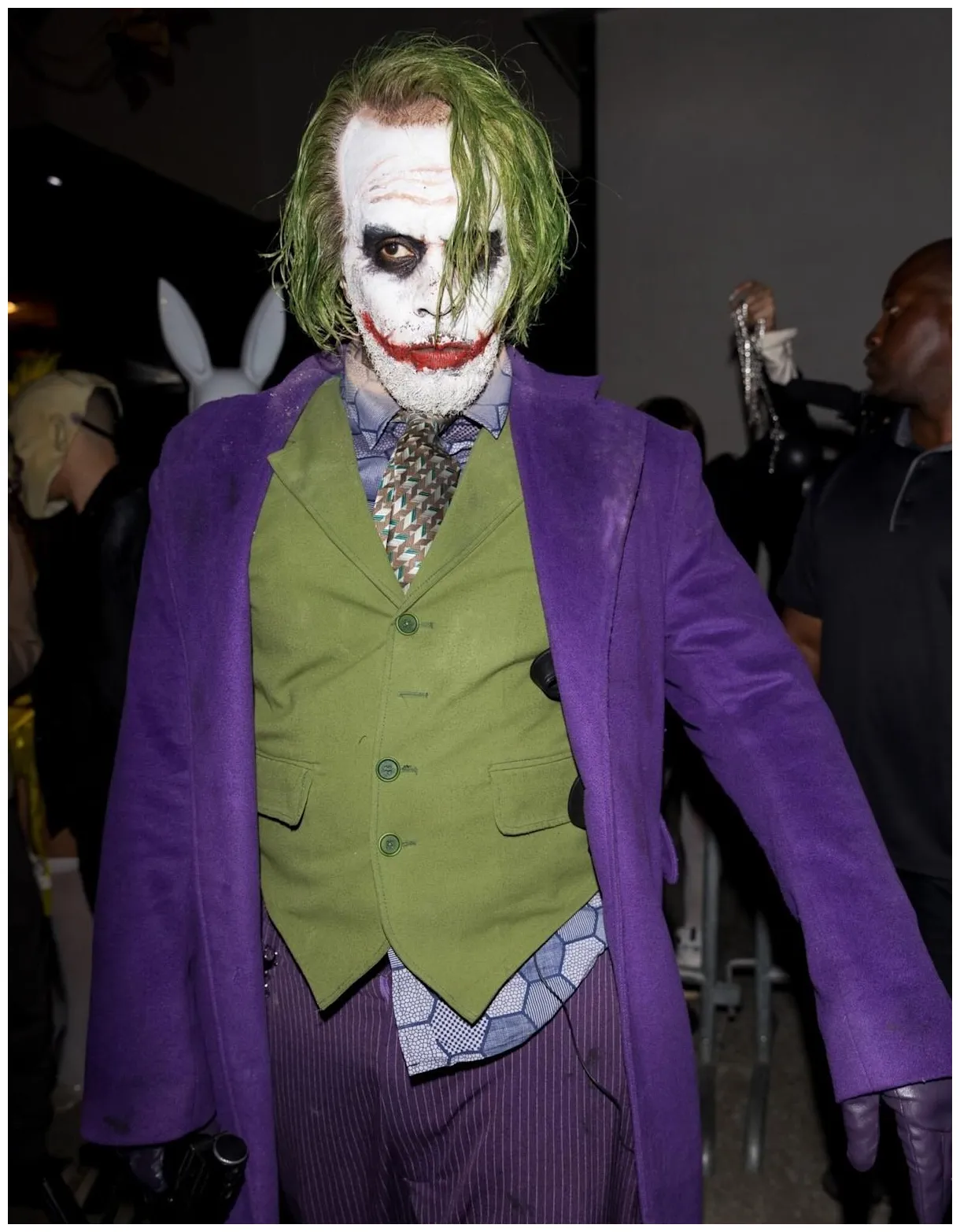 Diddy hijacks halloween with a eerily spot-on heath ledger joker