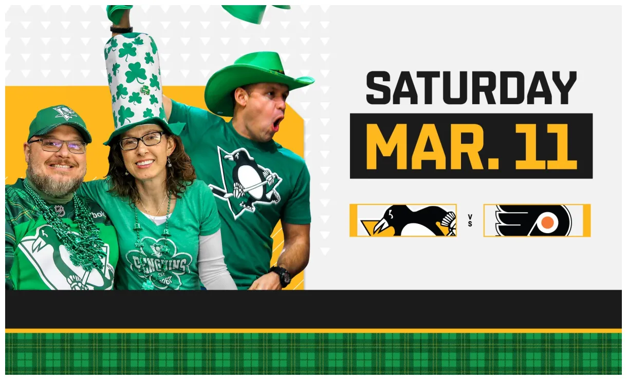 Penguins vs. flyers ppg paints arena