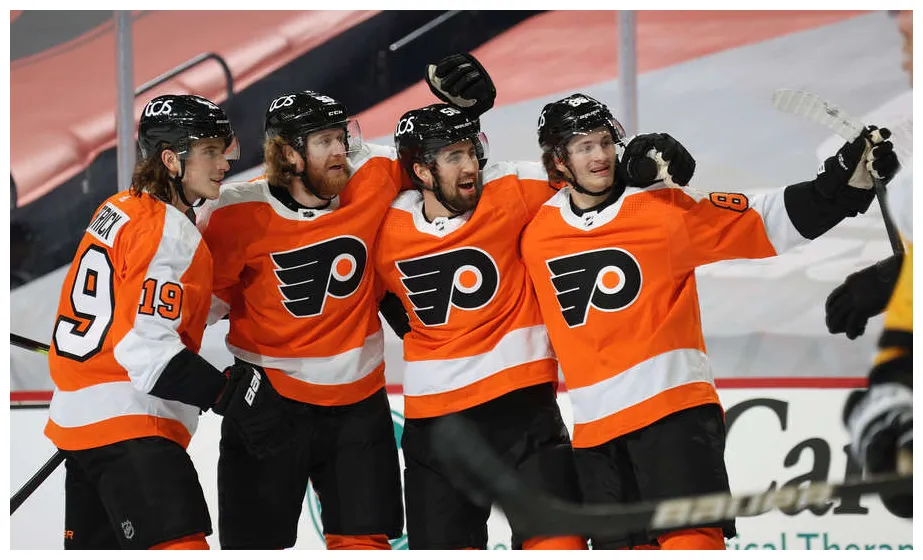 Flyers depth on full display in rout of penguins brotherly bullies