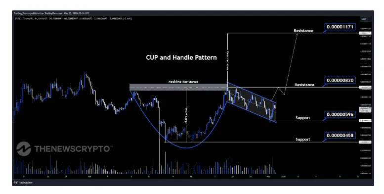 Pepe pepe daily price chart week 2 january 2026