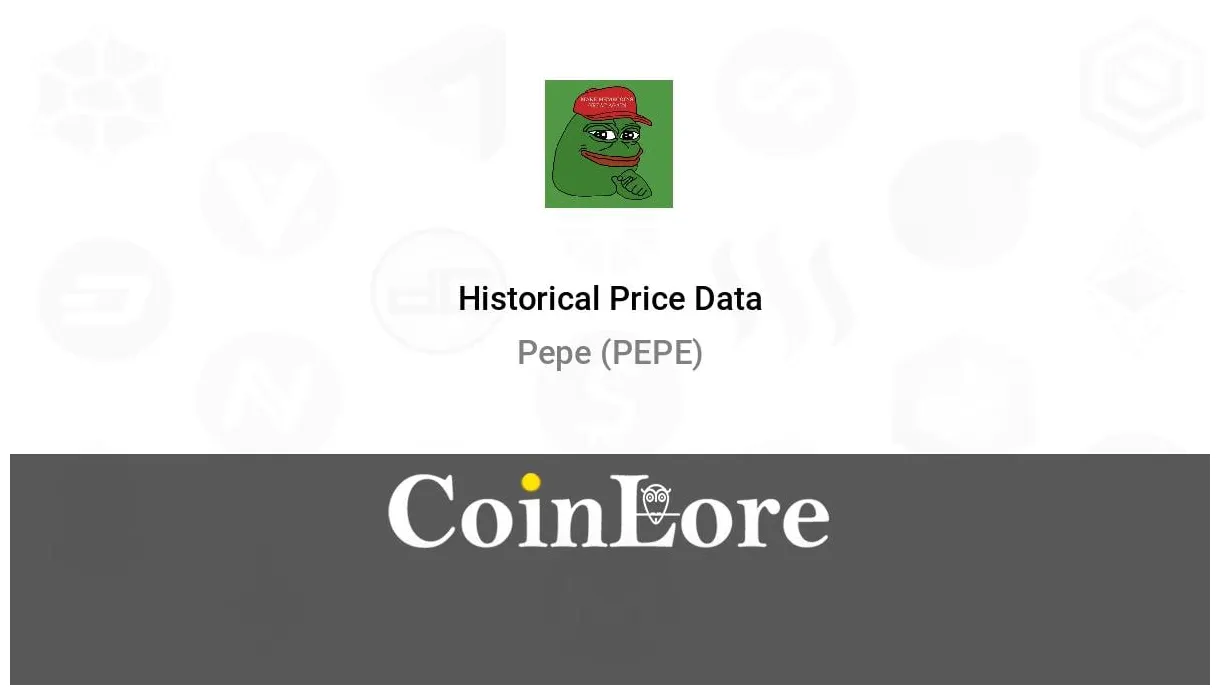 Pepe trading volume chart daily live update 2025