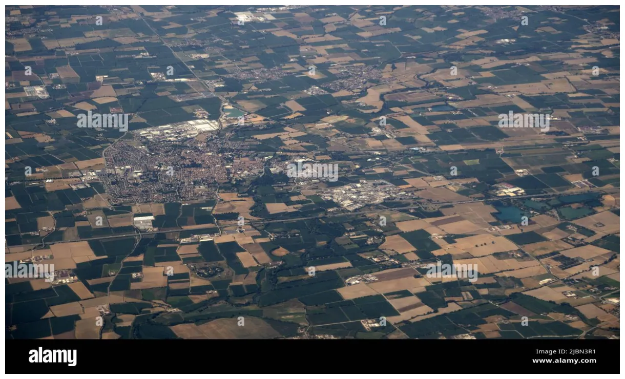 River aerial view hi-res graphy and s