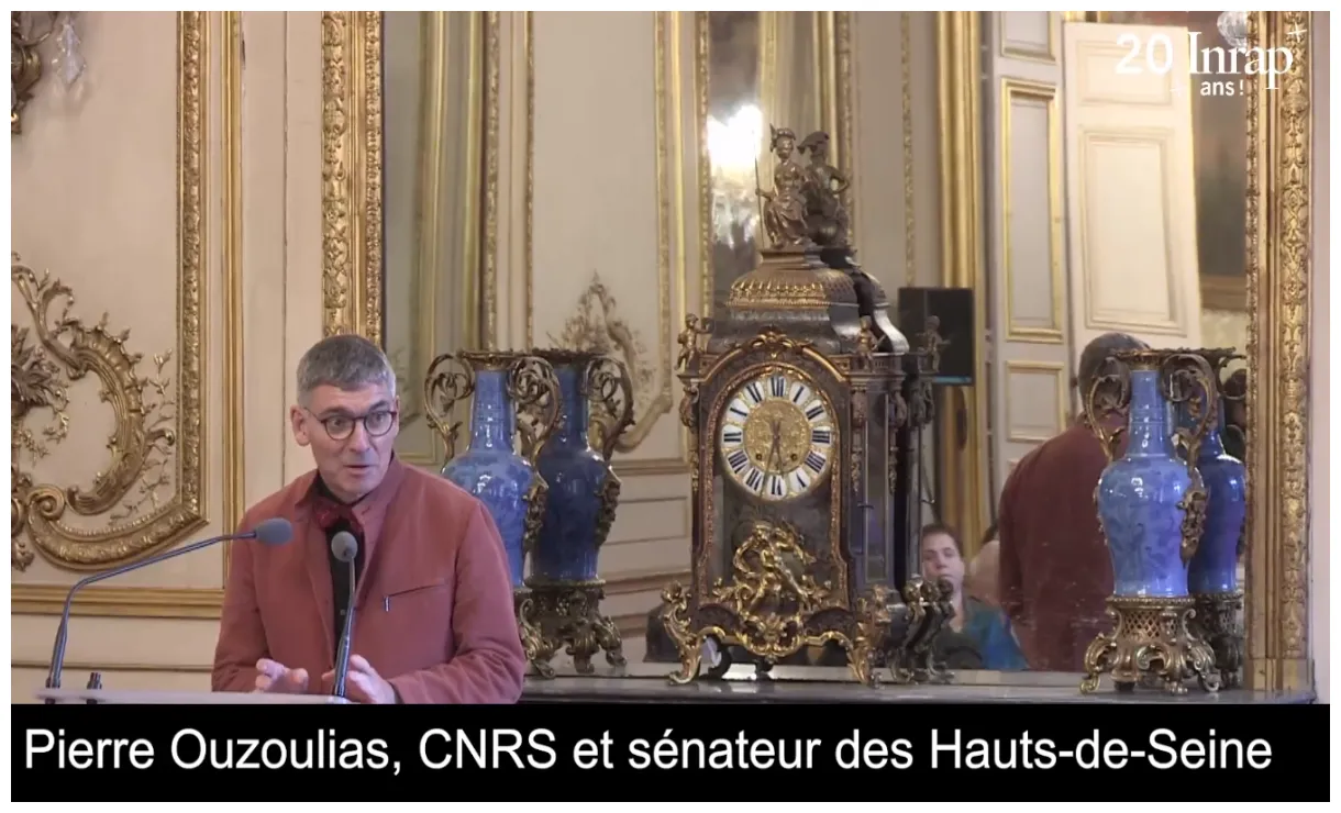 Conférences intervention du sénateur pierre ouzoulias inrap