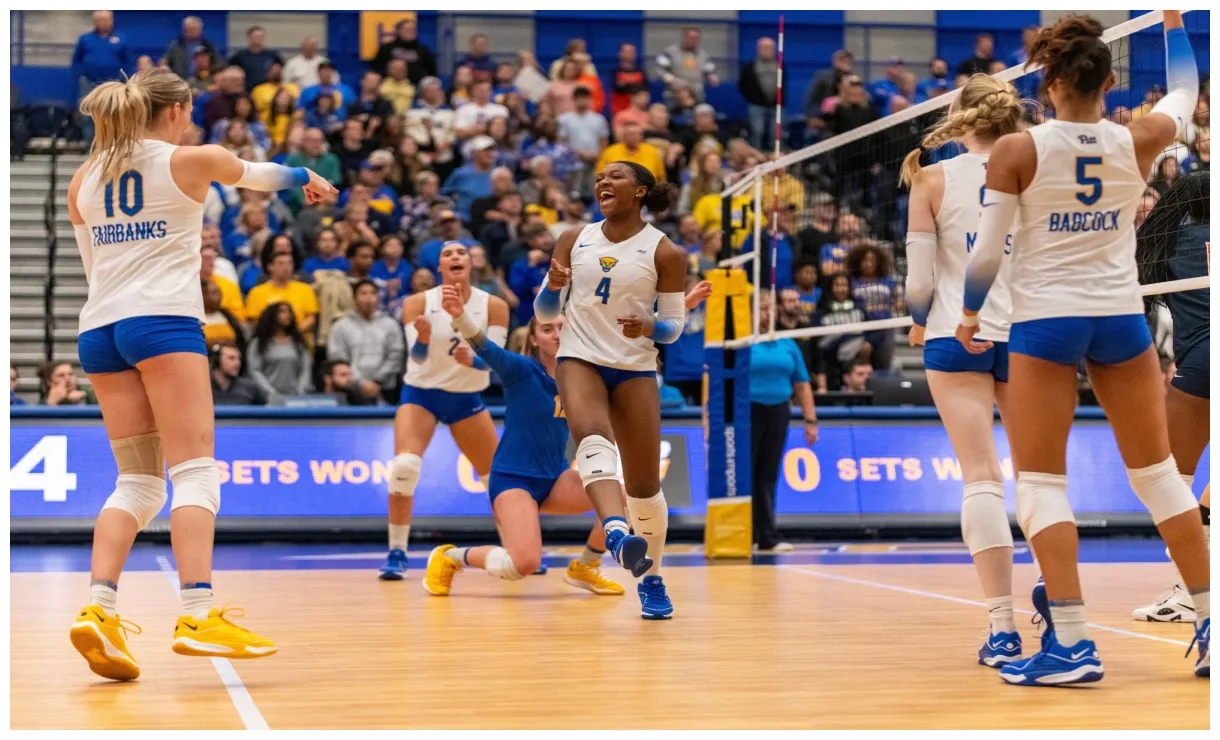 Photos: Pitt Volleyball beats Virginia 3-0 - The Pitt News