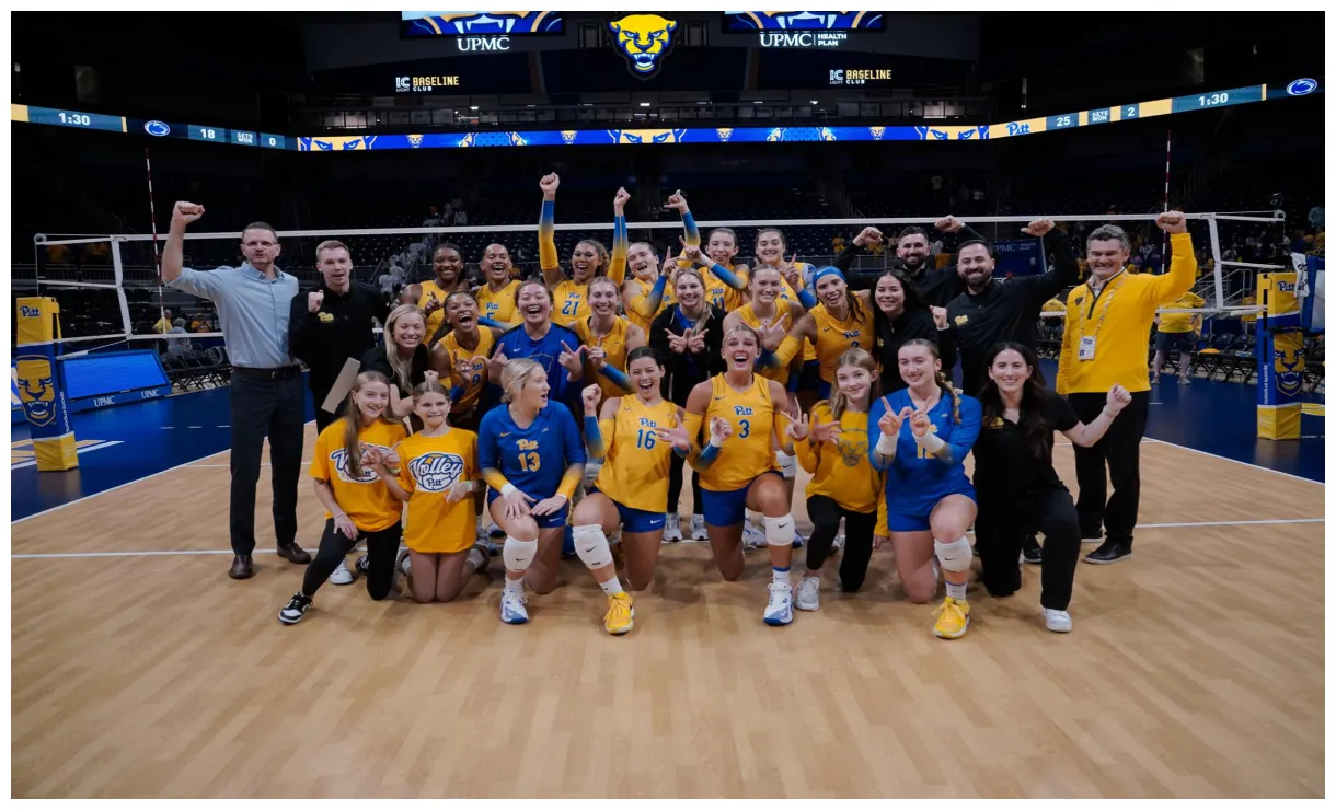 Photos: Pitt Volleyball Dominates Penn State - The Pitt News