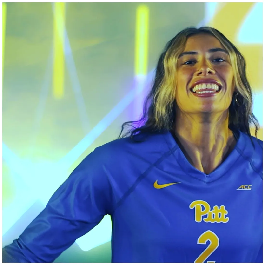 Pitt Volleyball on Twitter: "S1 | Valeria tools the block for the first