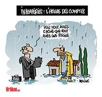Pluie urtikan le premier journal satirique, actualité, dessins