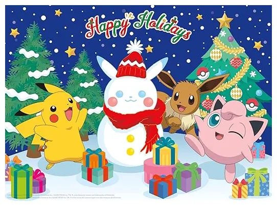 Amazon buffalo games pokémon pikachu snowman 100 piece